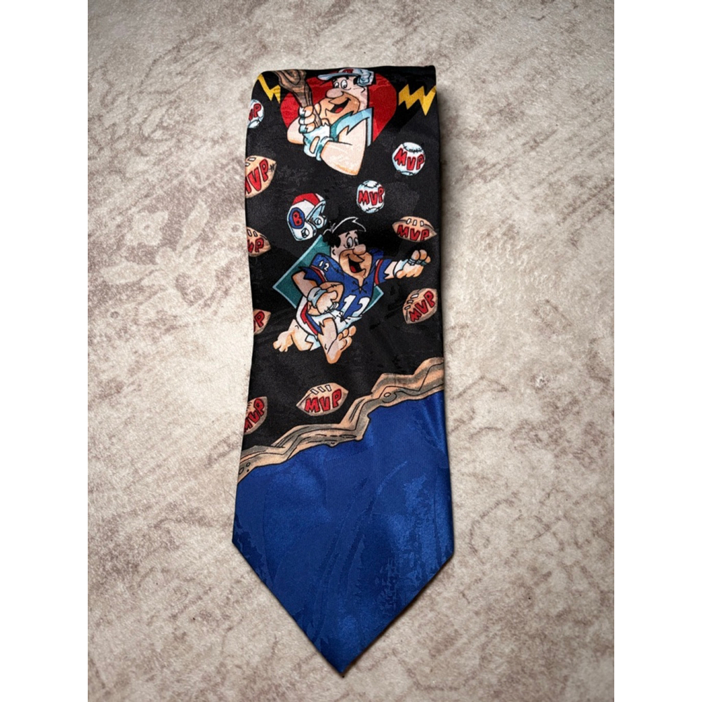 Hanna-Barbera Flintstones Sports MVP Necktie 1993